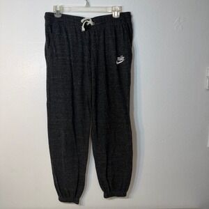 Nike Mens Jogger Sweatpants Gray Athletic Lounge Pants Size M